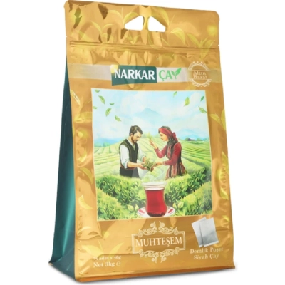 Narkar Muhteşem Demlik Poşet Çay 3 Kg ( 75 X 40 Gr )