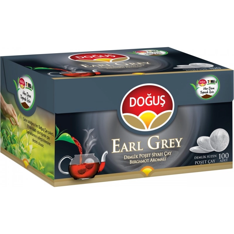 Doğuş Earl Grey 100'lü Demlik Poşet Çay