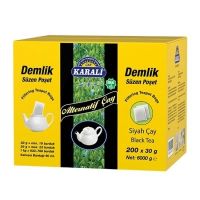 Karali Alternatif Demlik Poşet 6 Kg 200 X 30 Gr