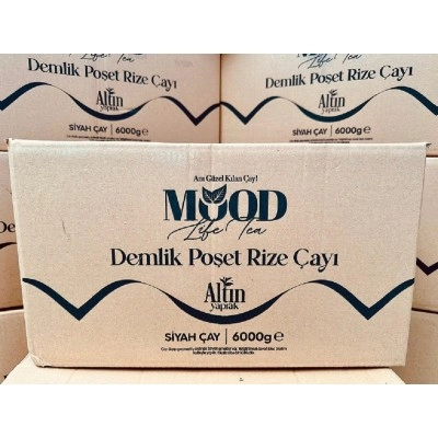Yeşil İnci Mood Tea Altın Yaprak Demlik Poşet 200 X 30 Gr 6 Kg
