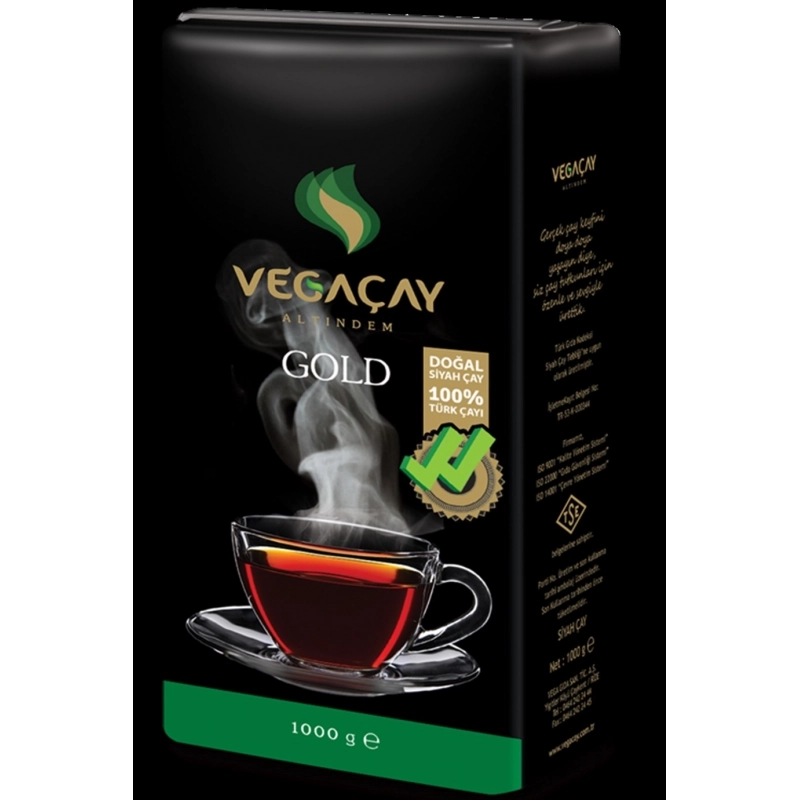 Vega Çay Altındem Gold 1000 Gr X 12 Adet
