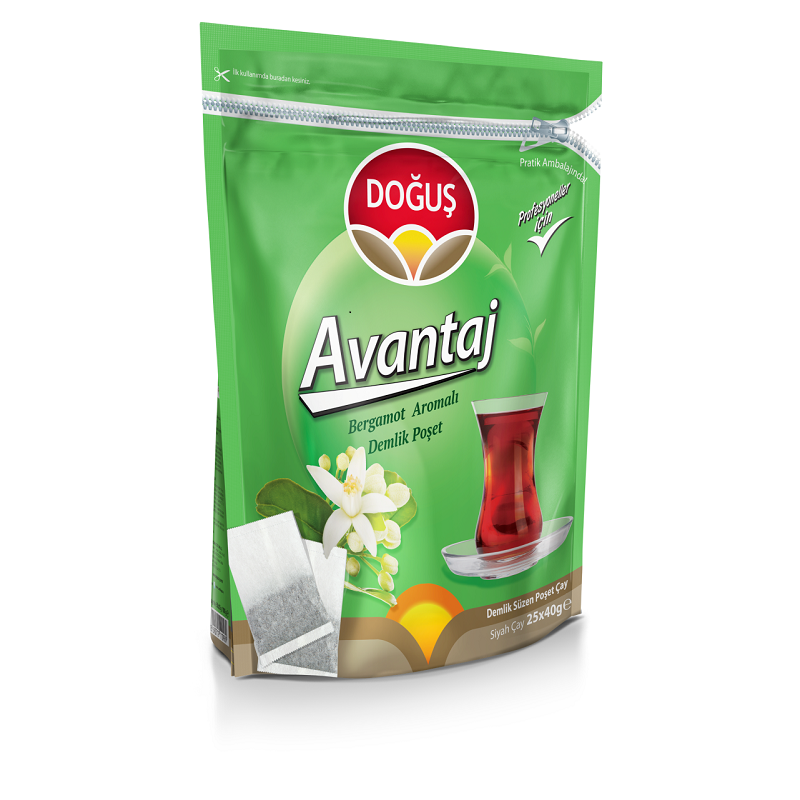 Doğuş Avantaj Demlik Poşet Bergamot'lu 25x40gr X 10 Adet