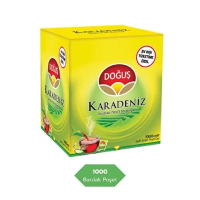 Doğuş Karadeniz Bardak Poşet Çay 1000 Adet X 2 Gr