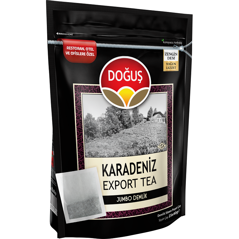Doğuş Export Jumbo Demlik Poşet Çay 25 X 40 Gr X 10 Adet
