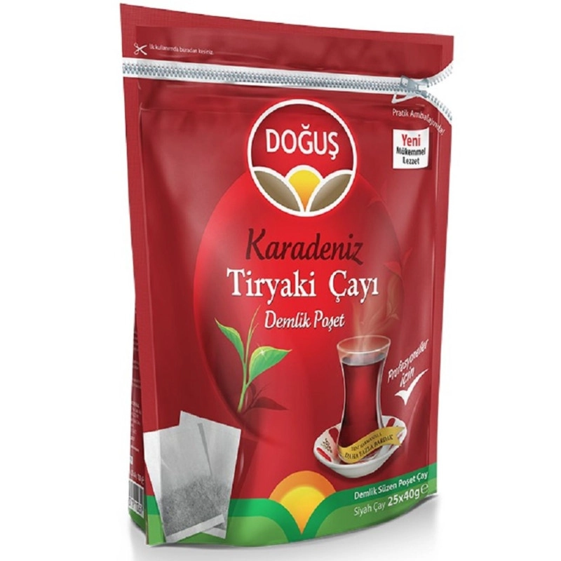 Doğuş Çay Karadeniz Tiryaki Çayı 25x40gr X 6 Adet