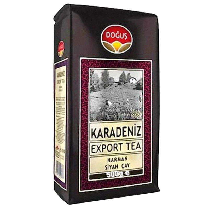 Doğuş Export Çay Karadeniz Organik Dökme Siyah Çay 500 10 Adet