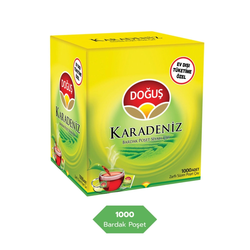 Doğuş Çay Karadeniz Bardak Poşet Çay 1000'Li